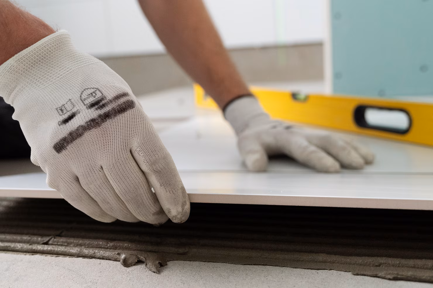 tiler working renovation apartment 23 2149278632
